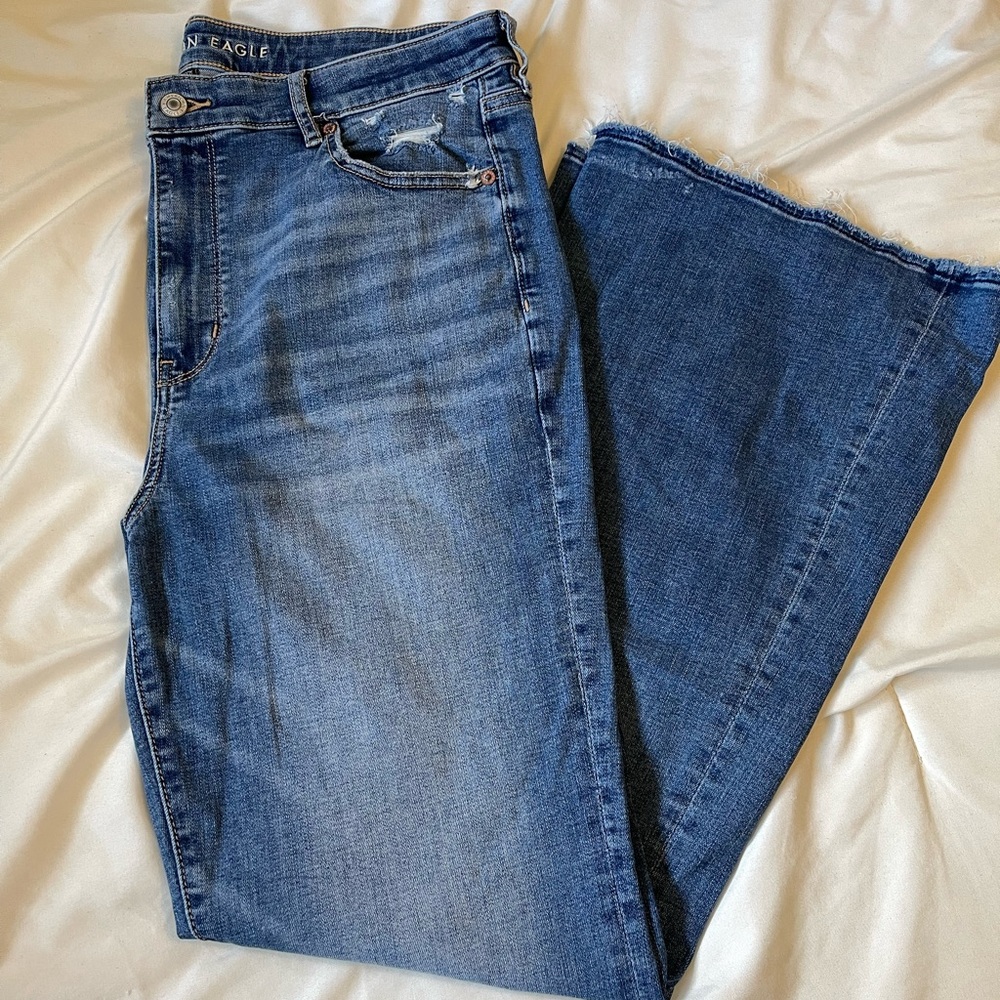 AE Super Hi-Rise Flare Stretch